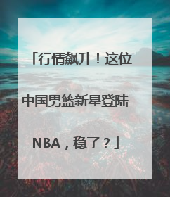 行情飙升！这位中国男篮新星登陆NBA，稳了？