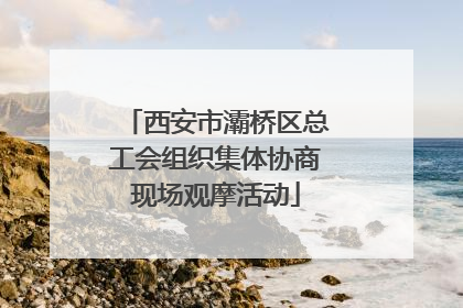 西安市灞桥区总工会组织集体协商现场观摩活动