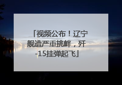 视频公布！辽宁舰遭严重挑衅，歼-15挂弹起飞