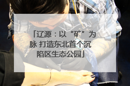 辽源：以“矿”为脉 打造东北首个沉陷区生态公园