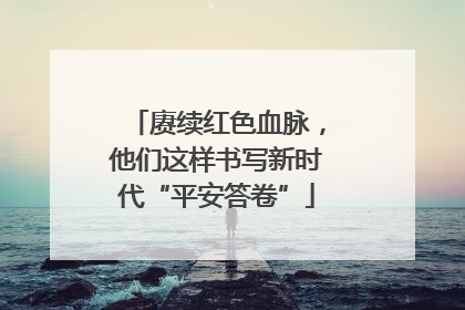 赓续红色血脉，他们这样书写新时代“平安答卷”