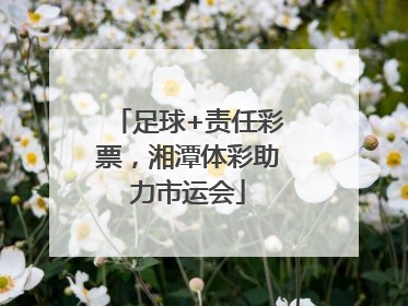 足球+责任彩票，湘潭体彩助力市运会