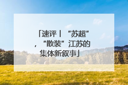 速评丨“苏超”，“散装”江苏的集体新叙事