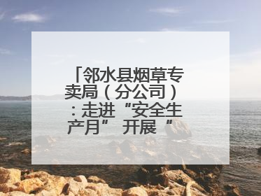 邻水县烟草专卖局（分公司）：走进“安全生产月” 开展“安全大练兵”