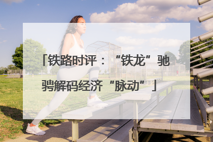 铁路时评：“铁龙”驰骋解码经济“脉动”