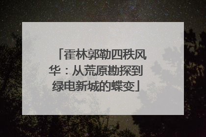 霍林郭勒四秩风华：从荒原勘探到绿电新城的蝶变