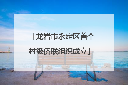 龙岩市永定区首个村级侨联组织成立