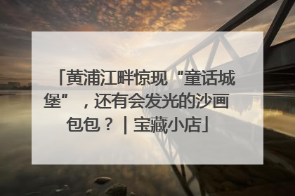 黄浦江畔惊现“童话城堡”，还有会发光的沙画包包？｜宝藏小店