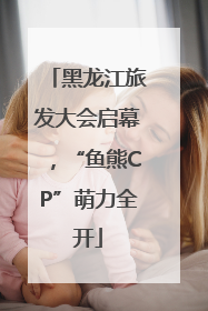 黑龙江旅发大会启幕，“鱼熊CP”萌力全开