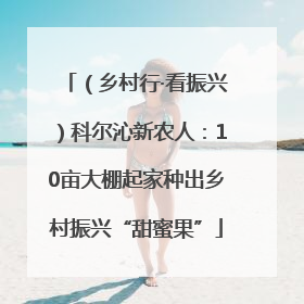 （乡村行·看振兴）科尔沁新农人：10亩大棚起家种出乡村振兴“甜蜜果”