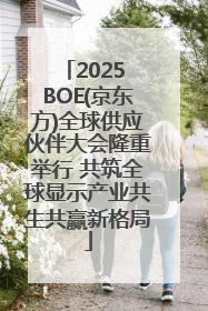 2025 BOE(京东方)全球供应伙伴大会隆重举行 共筑全球显示产业共生共赢新格局