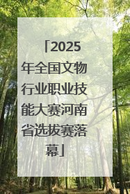 2025年全国文物行业职业技能大赛河南省选拔赛落幕