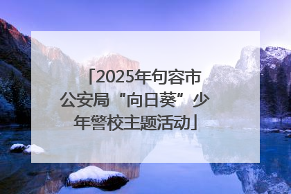 2025年句容市公安局“向日葵”少年警校主题活动