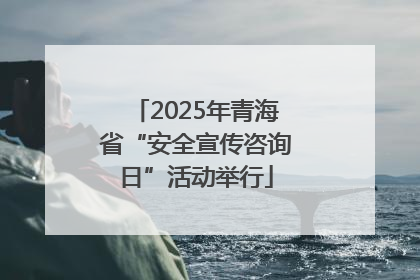 2025年青海省“安全宣传咨询日”活动举行