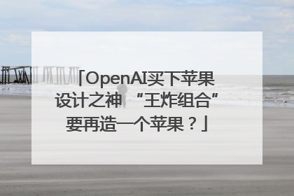 OpenAI买下苹果设计之神 “王炸组合”要再造一个苹果？